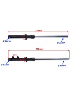 Amortyzatory przednie  do Junak 126