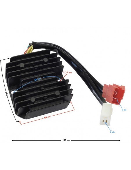 Regulator napięcia Zipp Quantum 125 wtrysk