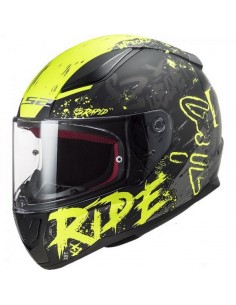 Kask integralny LS2 Xxl czarno żółty