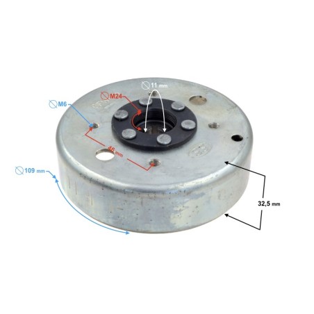 Magneto do skutera 50 4T z silnikiem euro 4