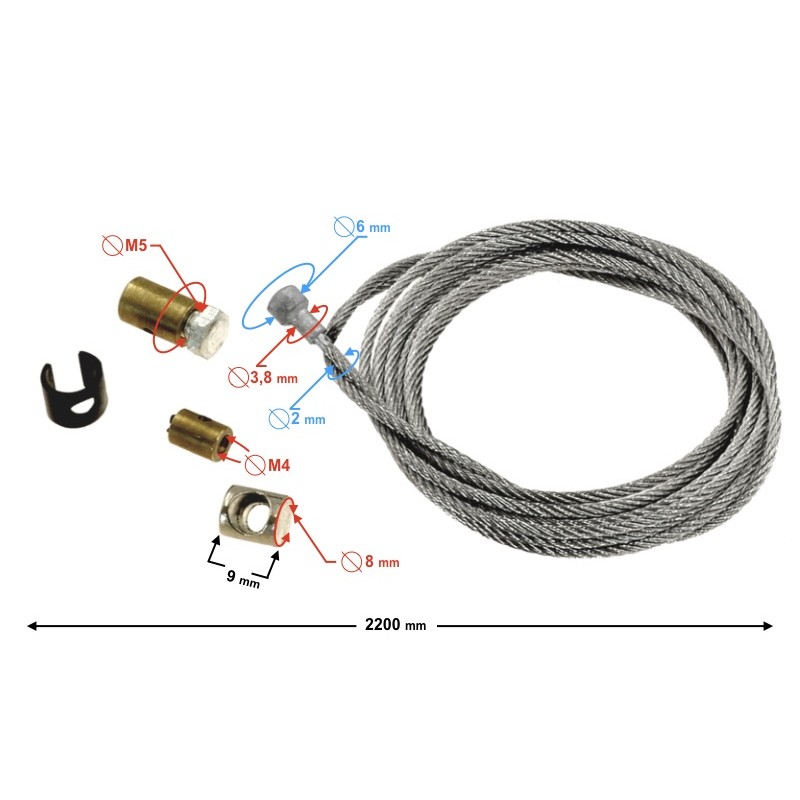 Linka sprzęgła do quadów chopperów i crossów - wkład