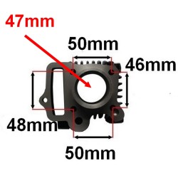 Cylinder Router WS 50 - żeliwny korpus o średnicy 47