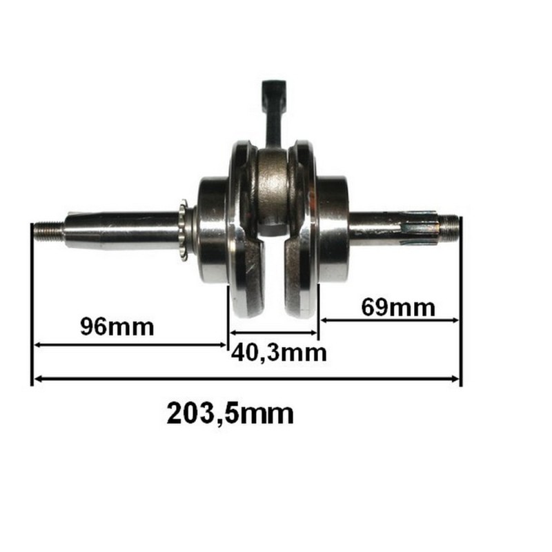 Wał korbowy cross chopper 50 firmy PF