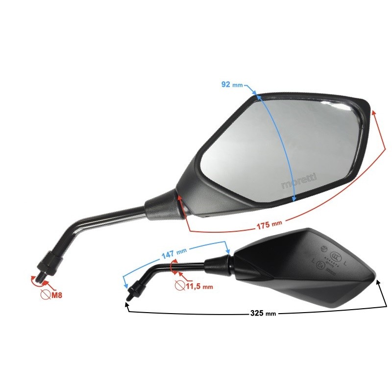 Lusterka do skutera BAOTIAN BT49QT-6 50 4T