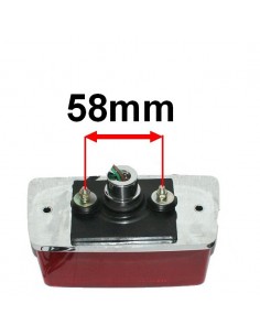 Lampa tylna prostokątna do motocykli