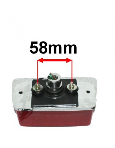 Lampa tylna prostokątna do motocykli