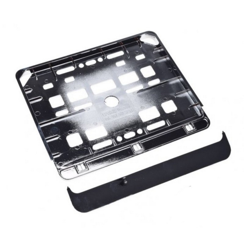 Ramka do tablicy rejestracyjnej 17,3 X 19,8 srebrna metalizowana