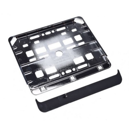 Ramka do tablicy rejestracyjnej 17,3 X 19,8 srebrna metalizowana