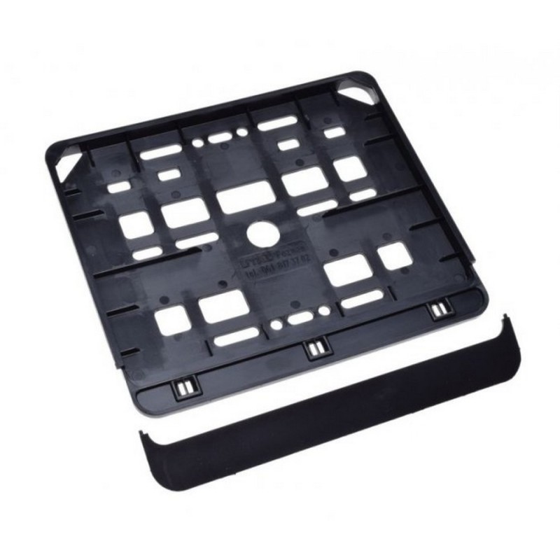 Ramka do tablicy rejestracyjnej 17,3 x 19,8 czarna