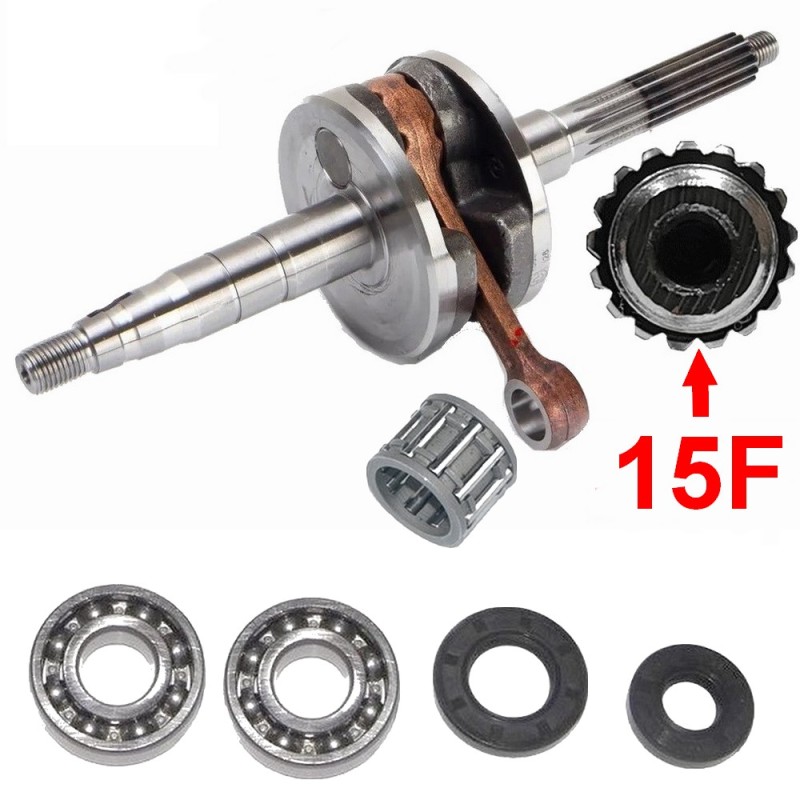 Wał korbowy Longjia LJ50QT-2M LJ50QT-F LJ50QT-H Estate Trevis