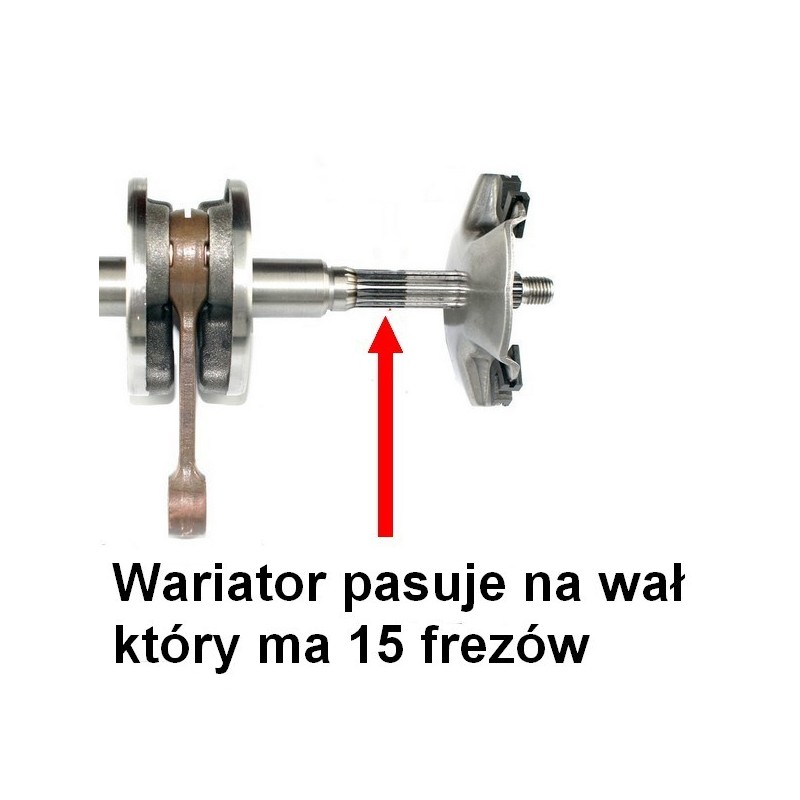 Grubość wariatora do Romet RXL 2T
