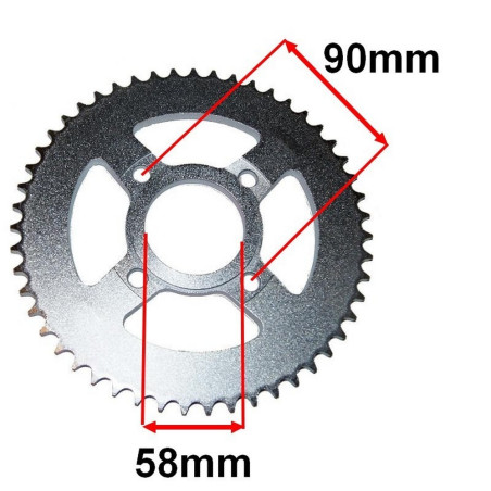 Zębatka tylna do Rex SM Supermoto 125 Qingqi QM125GY 125