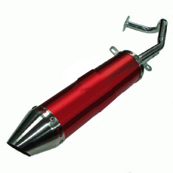 Przelotowy tłumik wydechowy skuter 4T 50