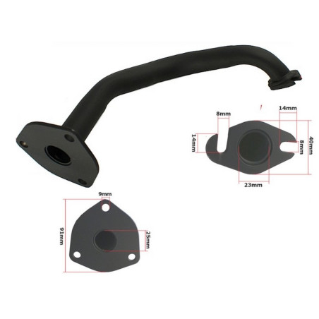 Kolanko wydechowe do Junak 608 2T 609 2T