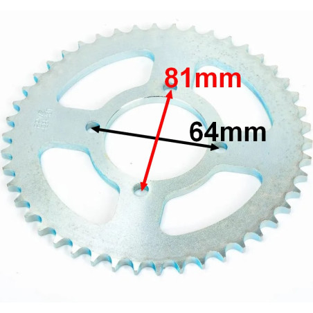 Zębatka napędowa tylna 46 zębów łańcuch 428