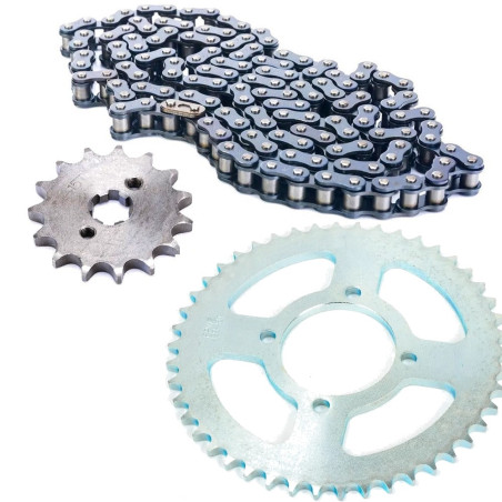 Zębatka tylna Romet Arrow Fly 125  przednia łańcuch zestaw napędowy 15/46