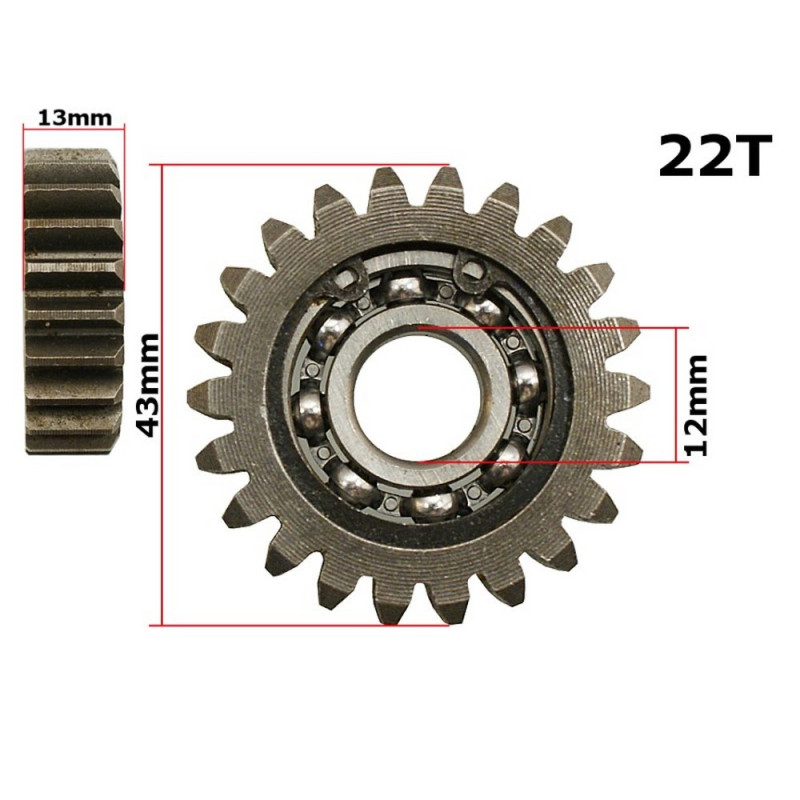 Zębatka biegu wstecznego skrzyni quad 110