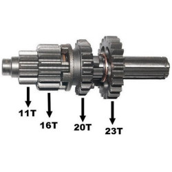 Wałek skrzyni biegów do Benzer Yankee 50 Rapid 50 WS50  zdawczy