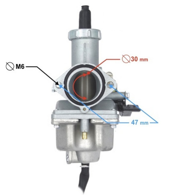 Gaźnik ze ssaniem ręcznym do chińskich crossów 250 200