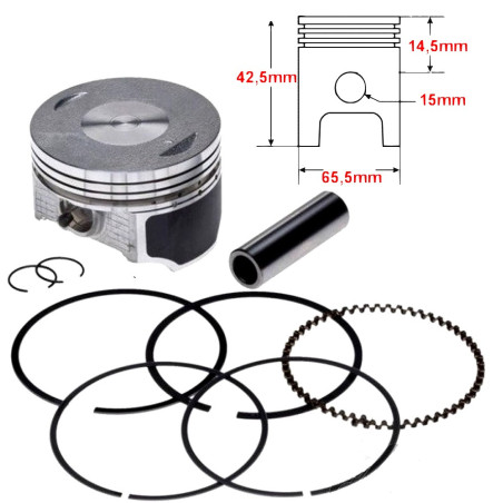 Tłok cross 250 65,5mm Alfarad RFZ Mikilon MZK Apollo Diabolin