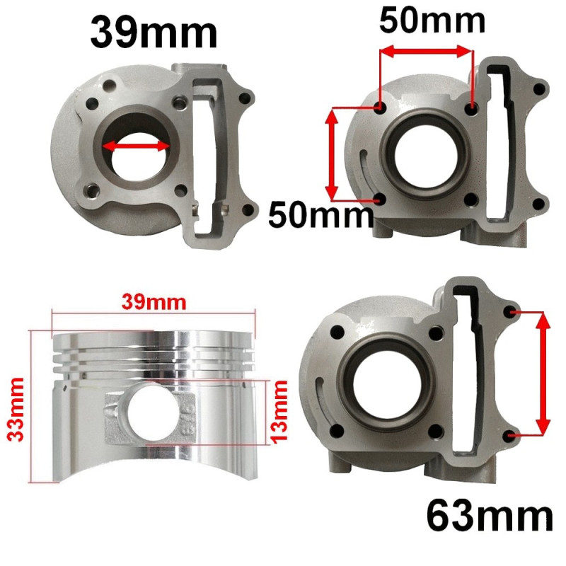 Cylinder 50 cm do Motobi Rocky 4T