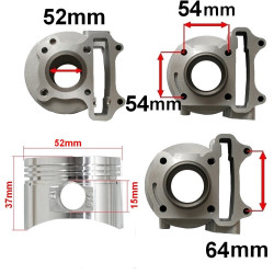 Cylinder do Benzhou YY125T-19 YY125T-6  YY125T-11