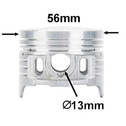 Tłok do Romet ZXT 125 RX125 Soft Chopper Division Ogar Caffe K125 Chart 125
