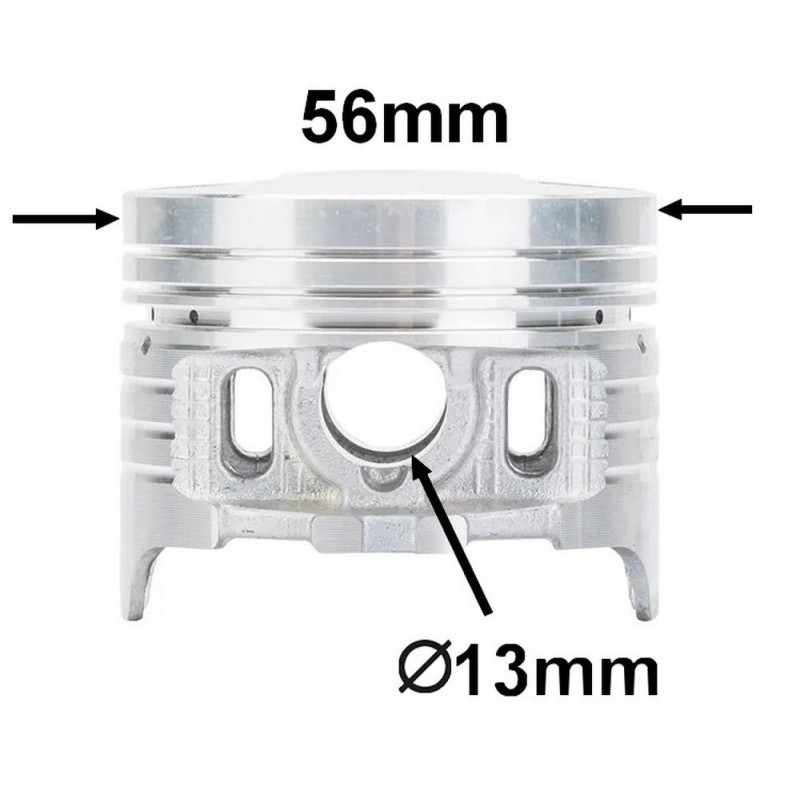 Tłok do Romet ZXT 125 RX125 Soft Chopper Division Ogar Caffe K125 Chart 125