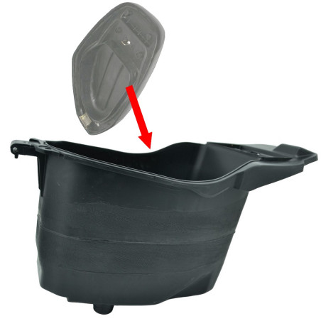 Schowek pod siedzeniem do skutera 4T i 2T