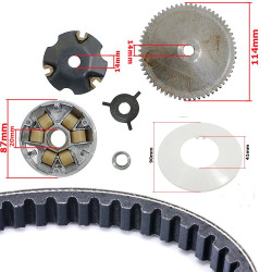 Wariator do Barton Falcon 50 4T  euro 4 i euro 5 + pasek