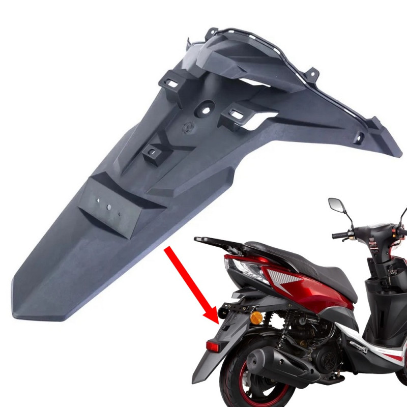 Błotnik tylny do Junak 108 Zipp Tops plus Barton Scalpel 50 Benyco Sepran FR 50