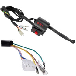 Klamka hamulca prawa do Torq Blizzard 50 z przełącznikiem zespolonym