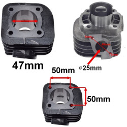 Korpus cylindra tuningowego do Keeway Hurricane 2T 50