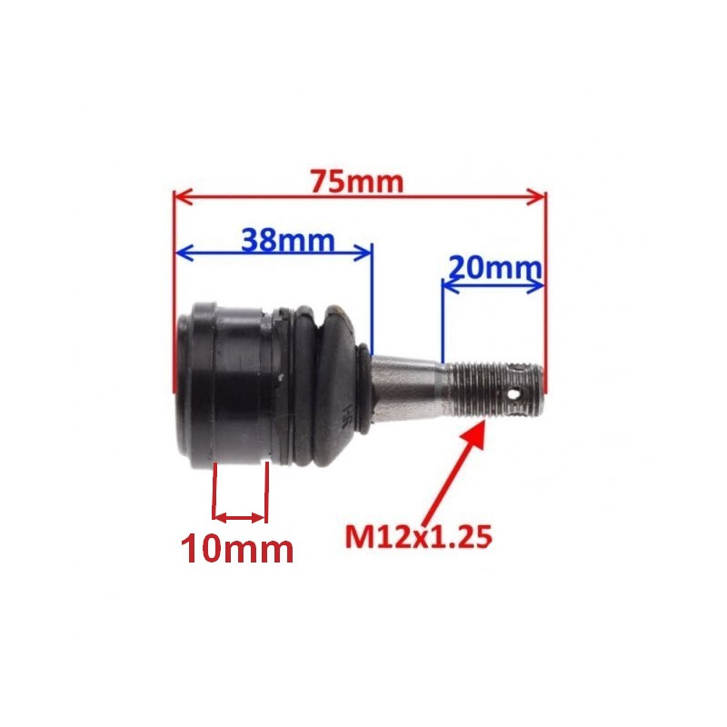 Sworzeń wahacza do chińskich quadów
