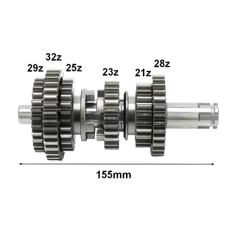 Wałek skrzyni biegów do Romet K125 Junak 122FL Zipp VZ1Pro od 2018