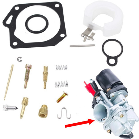 Zestaw naprawczy gaźnika skuter 2T chiński