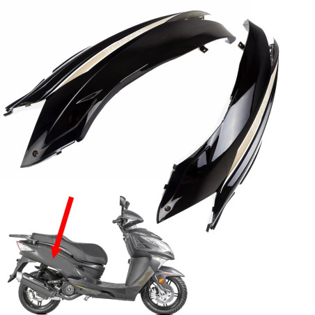 Plastiki osłony pokrywy boczne do Barton Falcon 4T 50 125