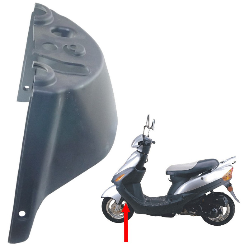 Nadkole wewnętrzne przedniego błotnika do skuterów