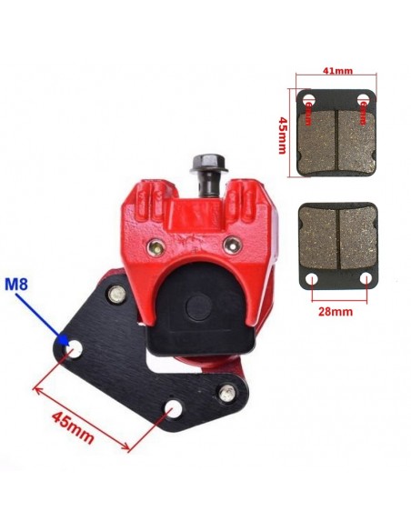 Zacisk hamulca tylnego do Kreidler DD Supermoto 125 Dice SM125