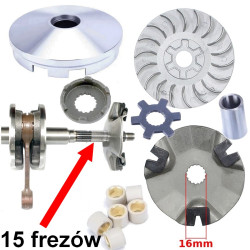 Wariator skuter 2T dwusuwowy na 15 frezów