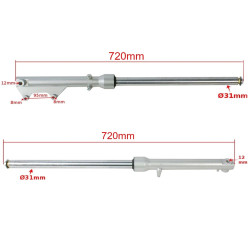 Amortyzatory przednie do Zipp Ranger 50 lagi przód