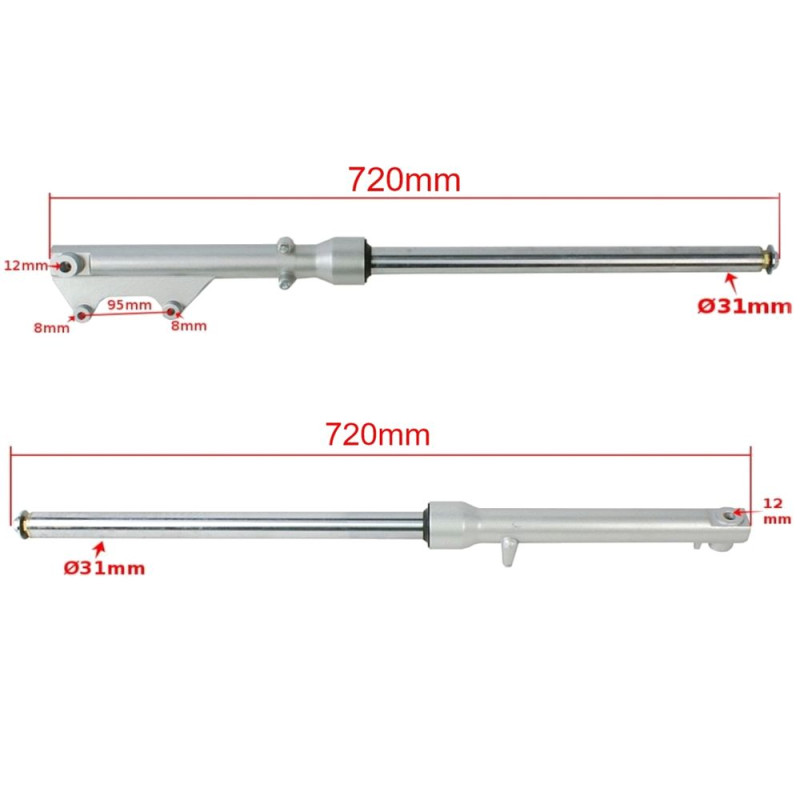 Amortyzatory przednie do Zipp Ranger 50 lagi przód