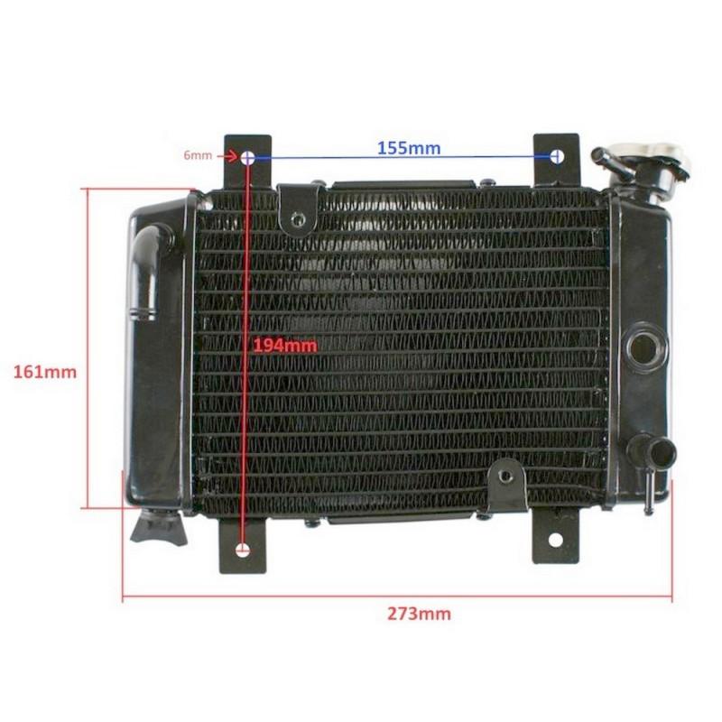 Chłodnica do quadów 200 250 LC z wentylatorem