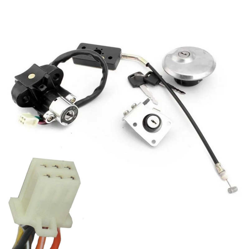 Stacyjka zapłonowa Benyco Dark Star 125 korek paliwa