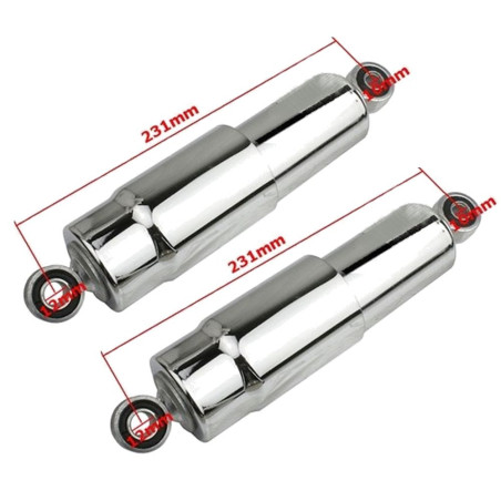 Amortyzatory tylne szklankowe do Motobi Łoś 50