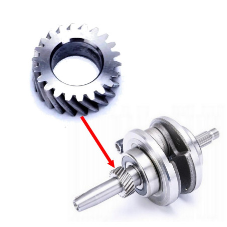 Zębatka rozrządu motocykle na wale korbowym 125 - 250