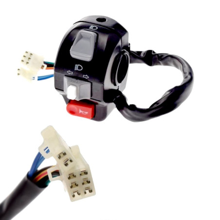 Przełącznik lewy do skuterów z tylnym hamulcem tarczowym przełącznik  kierunkowskazów