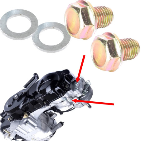 Korek spustu i wlewu oleju przekładni skuter 50 i 125 4T chiński