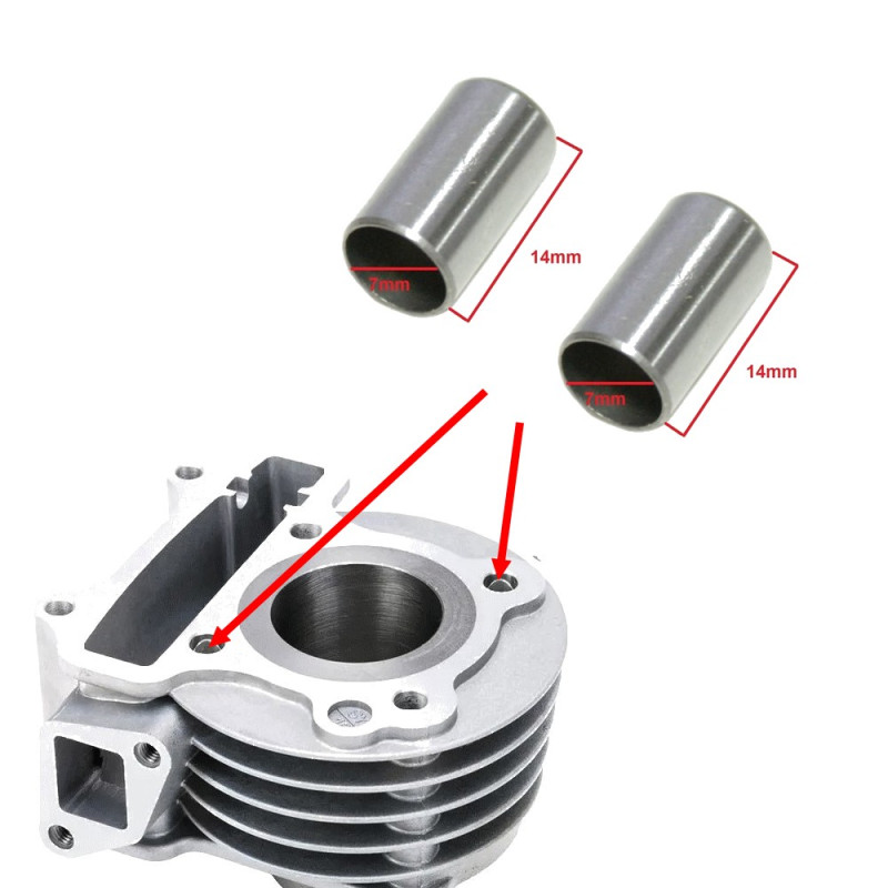 Tulejka ustalająca cylindra do skutera 4T 50