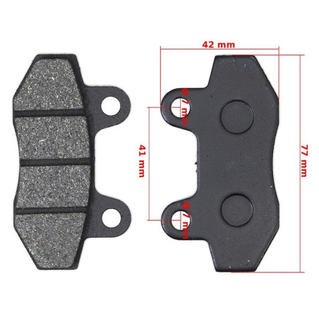 Klocki hamulcowe do Junak 607 2T 607 4T 606 50 2T przednie przód